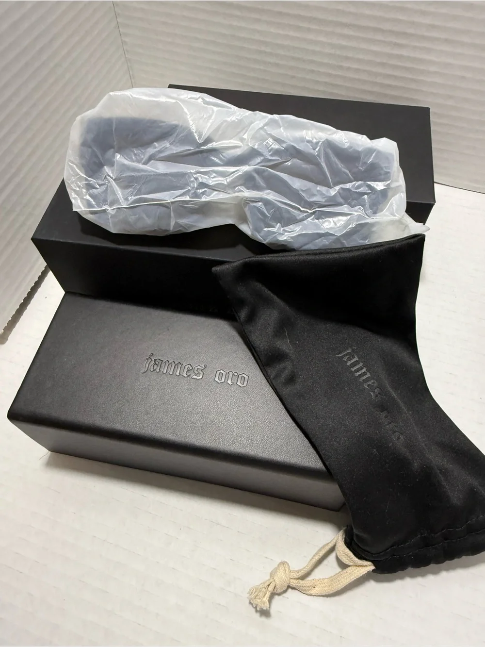 James Oro “ Icon” Matte Black Sunglasses